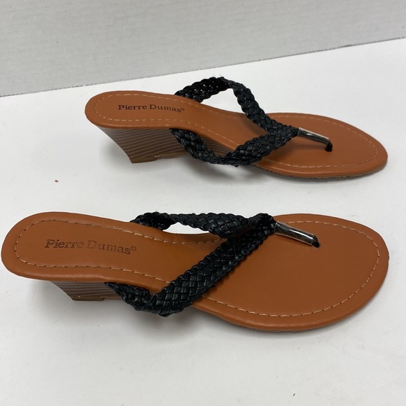 Pierre Dumas Wedged Sandals - Picture 3 of 4